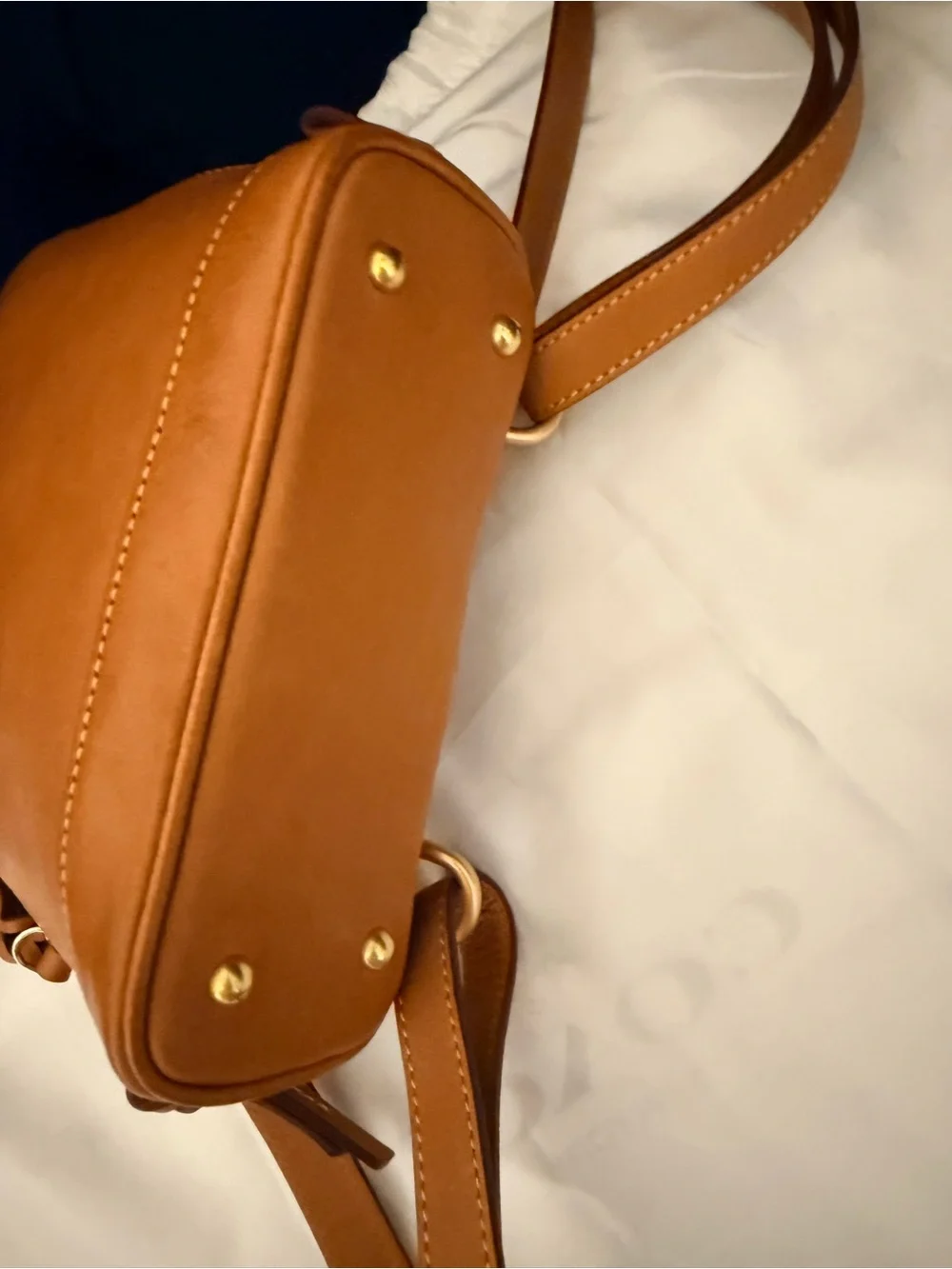 Dooney & Bourke natural Florentine  Leather small Backpack